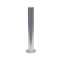 Stainless steel post |  154 mm | to be fixed by plugswith base plate  255 mm | total length approx. 600 mm